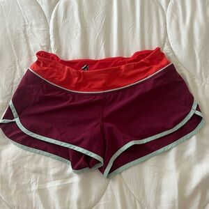 Lululemon Athletica multicolor running shorts